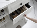96" Wall Hung Bathroom Vanity Cabinet Fits Double Sinks, Cabinet Only W2287P265094