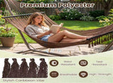 2-Person Polyester Caribbean with Hardwood Spreader Bars, 600lbs Weight Capacity Double 57855014