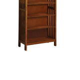 Gorgeous Styling Antique Oak Finish 1pc Media Solid wood Storage Books 5-Shelves Open Cabinet B011P191545