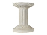 20.08" Sculptures Garden Statues, Large Roman Column Pedestal Cylinder Style, Magnesium Oxide Stone W6572P574582
