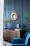 28.3" in Retro Design Gold Sunburst Metal Wall Mirror Decorative Mirror for a Bedroom, Dressing W2078124328