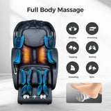 ZNTS BOSSCARE 3D Zero Gravity Massage Chair,Full Body Shiatsu Recliner with APP Black W730P162463