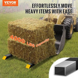 VEVOR Pallet Forks, 4000 lbs Clamp on Pallet Forks, 60" Total Length Heavy Duty Pallet Forks with T3342P309888