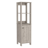 St. Clair Linen Cabinet, Two Interior Shelves, Two Open Shelves, Single Door B070P188850
