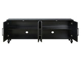 Carved Flower Door Large Storage Cabinet With Metal Handle Suitable For Living Room, Kitchen, W1445P164168