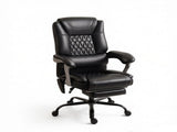 400 lbs Massage Office Chair with Heat, Big and Tall Reclining Desk Chair with Lumbar Support & 87323157