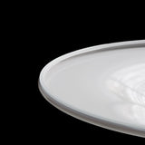 31.4 "round table, medieval white marble patterned tulip table, 2-3 person metal base W1727P229041