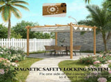 Outdoor retractable pergola 74372502
