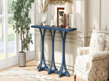 U-Style 59.8'' Wooden Console Table with Oak Veneer Top,Farmhouse Entryway Table with Rubber Wood N711P295300V