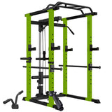 ZNTS Home Gym sets Multi-functional Power Cage,Home Adjustable Pullup Squat Rack 1000Lbs Capacity 27734078