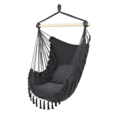 1.5*1.2m Tassel Plus Pillow Hanging Chair Gray 52596899