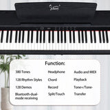 ZNTS GDP-105 88 Keys Standard Full Weighted Keyboards Digital Piano with 58335127