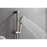Shower System with Shower Head, Hand Shower, Slide Bar, Bodysprays, Shower Arm, Hose, Valve Trim, W2287141179