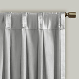 ZNTS Pleat Curtain Panel with Tieback B035129638