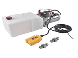 6 Quart Double Acting Hydraulic Pump 12V Replacement for Dump Trailers SAE6 80977260