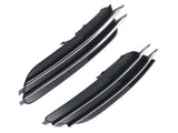 Pair Front Bumper Fog Light Grille fit for Audi A6 2.0L 2.8L 2012-2015 4G0807681 14715585