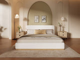Elegant Upholstered Bed With Solid Wood Frame, Unlocking A New Experience Of Comfortable Sleeping, N769P293458A