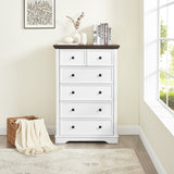 6 Drawer Dresser,6 Drawers cabinet Tall Chest Drawers Closet Organizers Storage Clothes, cabinet W2275P149783