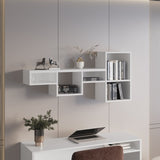Shelf 22" H, 7 Shelves, White B097P250905