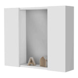 Draco Medicine Cabinet, Mirror, Double Door, One External Shelf B128P148908