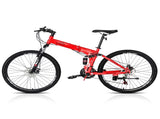 CamPingSurvivals 26in Land Rover Shimano TX30 High Carbon Steel 100kg 21 Speed Red Black Mountain 96171429