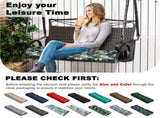 Outdoor Bench Cushion, 63 20 4 Inch, Tufted Waterproof Swing Cushion with Ties, for Patio Bench 26213600