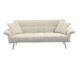70.1 "futon sofa bed, convertible double sofa bed with folding armrests for living rooms and small W2290P147463