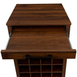 brown walnut color modular 24 wine bar cabinet Buffet Cabinet W331P266135