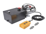 Single Acting 12 Volt 4 Quart Hydraulic Pump for Dump Trailers Quick Lifting 92648967