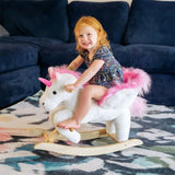Baby rocking horse toy with music playbackUnicorn design 11742444