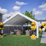 20x32 FT Party Tent with 3 Storage Bags & Removable Sidewalls, Outdoor Canopy Gazebo for Carport 08975333