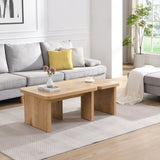 47.24*23.62 inch and 35.43*31.49 inch Rectangle Wood Detachable Coffee Table, Single L Shape W2317P233130