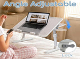 Foldable Laptop Bed Tray, Adjustable Desk, Angle Adjustable Notebook Table, Sofa Bed Computer Stand, 52989507