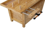 Wood Workbench - Wooden Workbench for Garage Workshop and Home, with Rapid Action Woodworking Vise 7 59267549