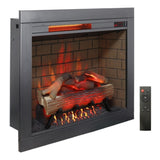 28 inch Infrared Electric Fireplace withTrim kit Insert, Touch Panel Home Decor Heater, Smokeless W1769P252987