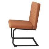 Dining Chairs Set of 2, Upholstered Kitchen Chairs with Metal Legs, Armless Chair with Comfortable T3593P338464