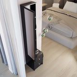 Length 11.8" x Width 15.7" x Height 63" Simple Stylish Dressing Mirror Full Body Mirror W3258P311362