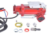 High Flow 10 GPM 12V DC Fuel Transfer Pump Red for Trucks Tractors Transfer of Gasoline Diesel 10804188