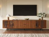 78" TV Stand for TVs Up to 85", TV Console for Living Room, Media Console with Soft-Closing Hinges, N710P510678P