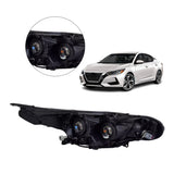 Front Headlight Head Light Lamp Assembly Fit For Nissan Sentra S/SV 2024 2025 Only Halogen 4 Pins 75054172