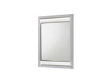 Glam Modern Style Mirror Made with Wood in White B009P243213