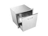 Stainless Steel Pull Out Trash Drawer 19.7W x 26.5H Inch, Outdoor Kitchen Drawer with Trash Bag 68984828