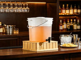 2 Pack 5 Gallon Plastic Beverage Dispenser with Spigot & Lid, Large Drink Dispenser for Iced Tea, 65206920