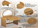 39" Makeup Vanity Table with Mirror Touch Screen Lighted Mirror, Dressing Table with Drawer for N704P196658N