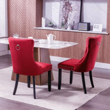 Classic Velvet Dinings, High-end Tufted Solid Wood Contemporary Velvet Upholstered Dining 70673798