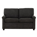 Convertible Twin Sleeper Sofa with USB Ports, Modern Upholstered Sofa Bed, Living Room 2-Seater B011P198404