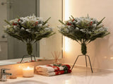 Lifelike Artificial Christmas Tree with 8 Lighting Modes, 50 Warm LEDs, Auto Timer & IP44 17801308