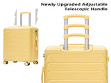 3-Piece Luggage Set , ABS Hardshell, New Upgraded Iron Handle, Combination Lock, 360&deg W2787P534758