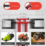 Hydraulic lawn mower jack is used for tractors and lawn mowers 59279600