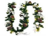 9 Feet Christmas Garland with LED Lights 67883191